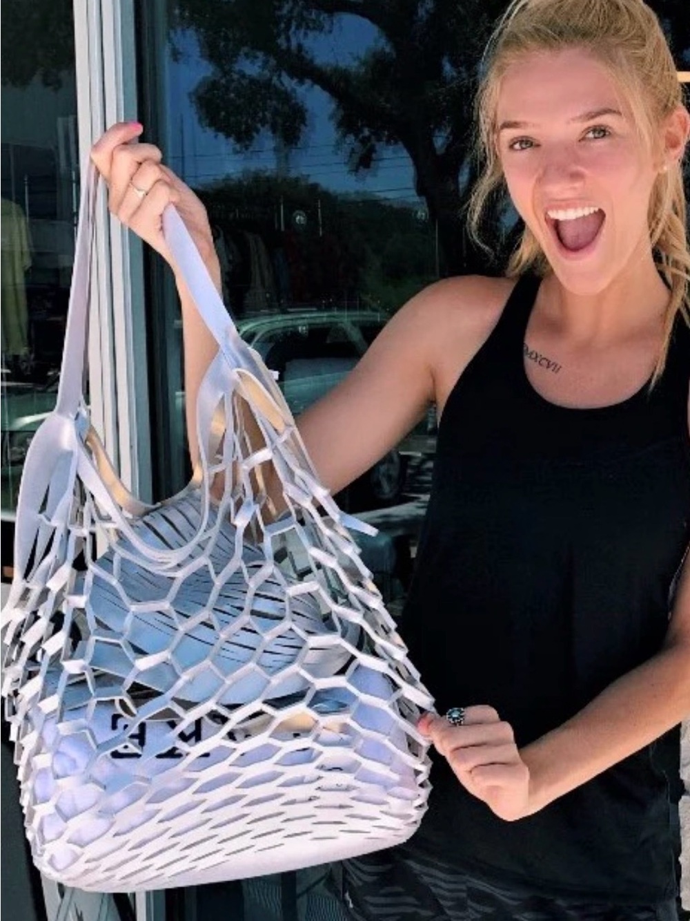 WHOLESALE WHITE GOLD/PLATINUM
- FISHERMANS TOTE BAG- Women BRAND NEW - Picture 10 of 10